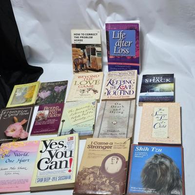 Self-help and animal books - Shih tzu dogs - Grieving and more