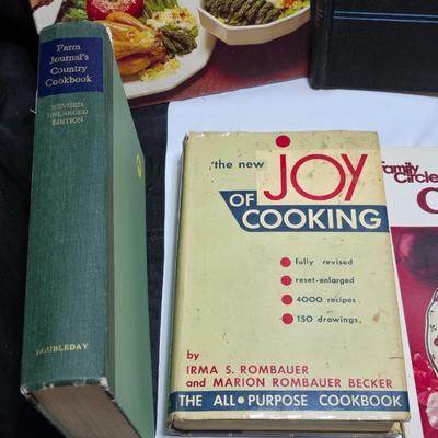 Assortment of cookbooks - Better homes - ABZ's of cooking and others