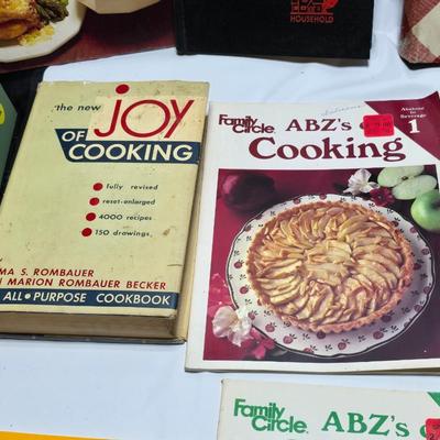 Assortment of cookbooks - Better homes - ABZ's of cooking and others