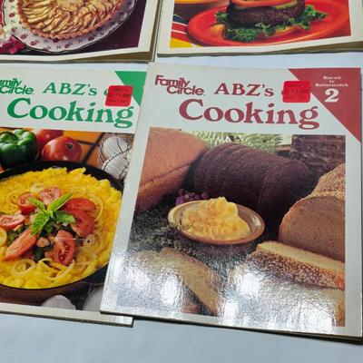 Assortment of cookbooks - Better homes - ABZ's of cooking and others