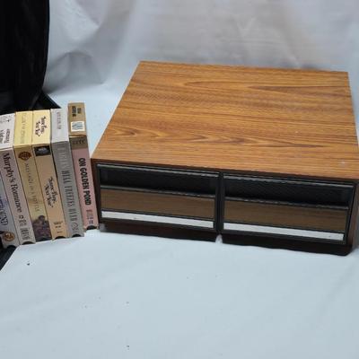 VSH Tape storage with a few VHS tapes