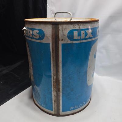 Two vintage steel containers - Lix cleaners and Chem-dip