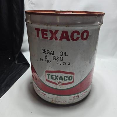 Vintage Steel Texaco oil can