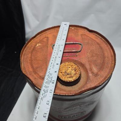 Vintage Steel Texaco oil can