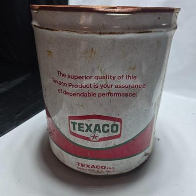 Vintage Steel Texaco oil can