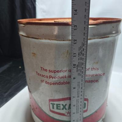Vintage Steel Texaco oil can