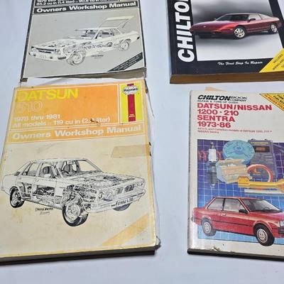Automotive manuals - Chilton - Datsun - Mitsubishi -