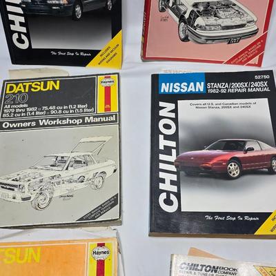 Automotive manuals - Chilton - Datsun - Mitsubishi -