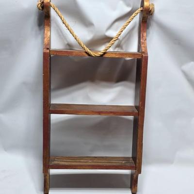 Vintage picture frame, wall shelf, wood framed mirror, wall clock, and more