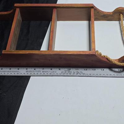 Vintage picture frame, wall shelf, wood framed mirror, wall clock, and more