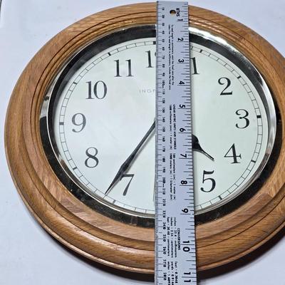 Vintage picture frame, wall shelf, wood framed mirror, wall clock, and more