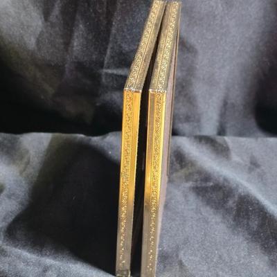 Metal gold framed picture frames