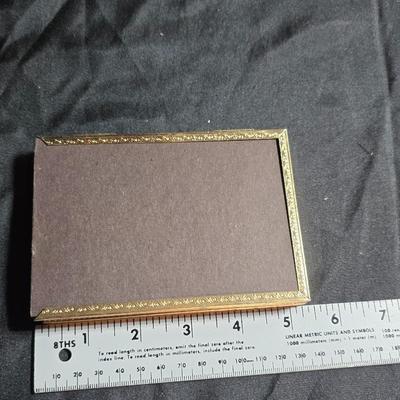 Metal gold framed picture frames