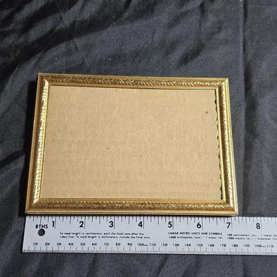 Metal gold framed picture frames