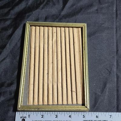 Metal gold framed picture frames