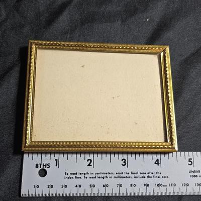 Metal gold framed picture frames