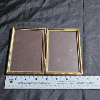 Metal gold framed picture frames
