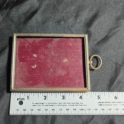 Metal gold framed picture frames