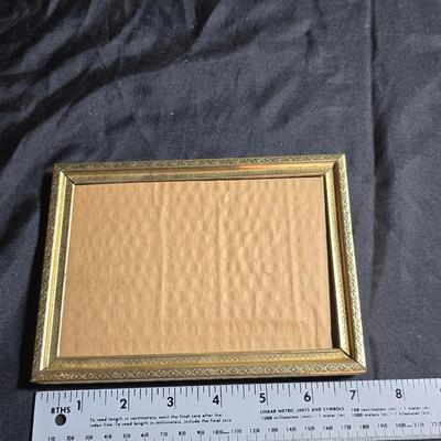 Metal gold framed picture frames