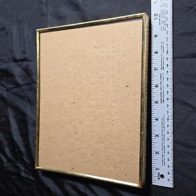 Metal gold framed picture frames