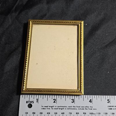 Metal gold framed picture frames