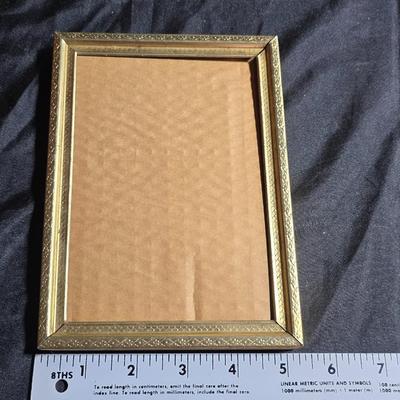 Metal gold framed picture frames