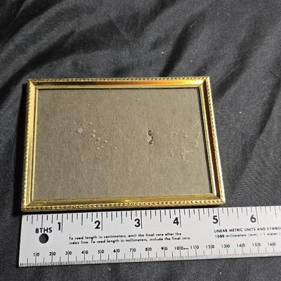 Metal gold framed picture frames