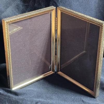 Metal gold framed picture frames