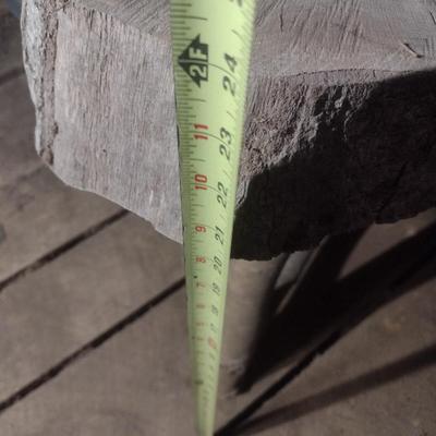 Natural Log Seat Stool