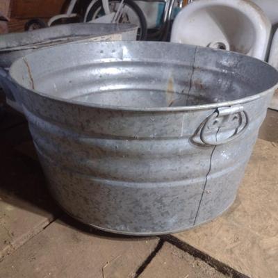 Galvanized Round Tub Choice C