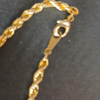 Gold toned chains - including one that is 14k GP and two watches