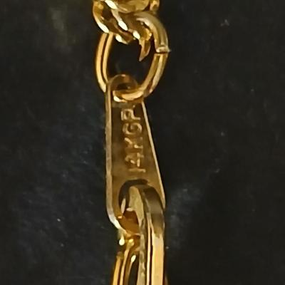 Gold toned chains - including one that is 14k GP and two watches