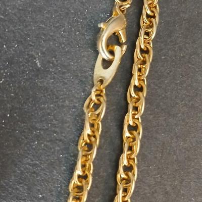 Gold toned chains - including one that is 14k GP and two watches