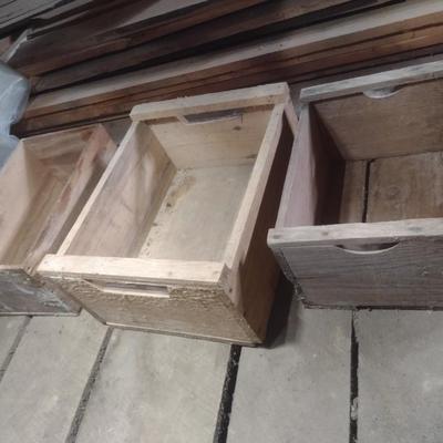 Set of Three Orchard Crates Marshall, NC
