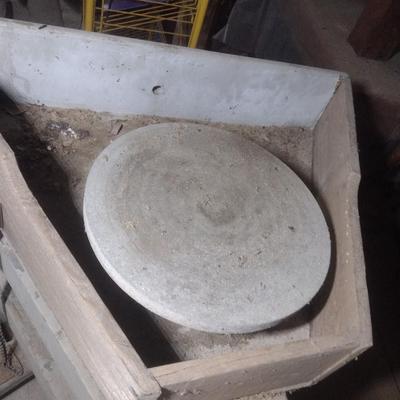 Vintage Wood Framed Foot Pedal Potter's Wheel