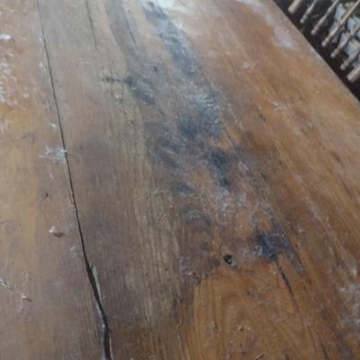 Hand Crafted Wormy Chestnut Farm Table
