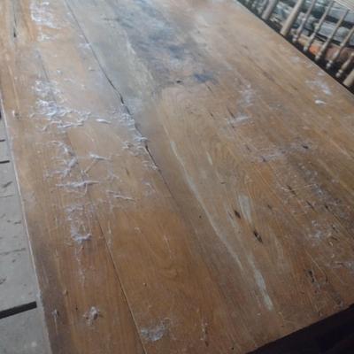 Hand Crafted Wormy Chestnut Farm Table