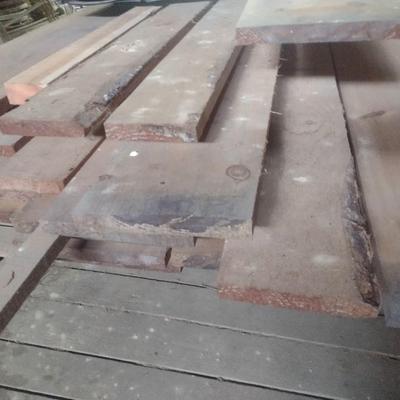 Bundle of Pine Lumber Various Lengths and Widths