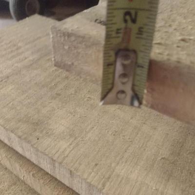 Bundle of Pine Lumber Various Lengths and Widths