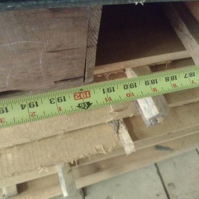 Bundle of Pine Lumber Various Lengths and Widths