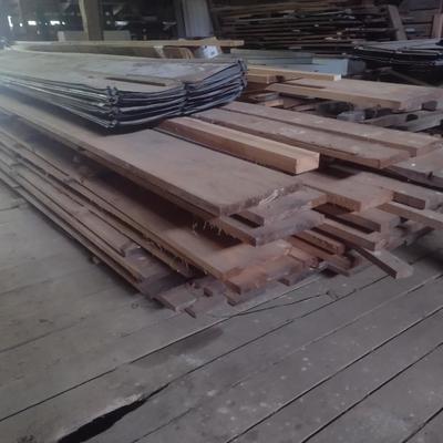 Bundle of Pine Lumber Various Lengths and Widths