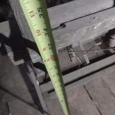 Antique Wood Framed Loom