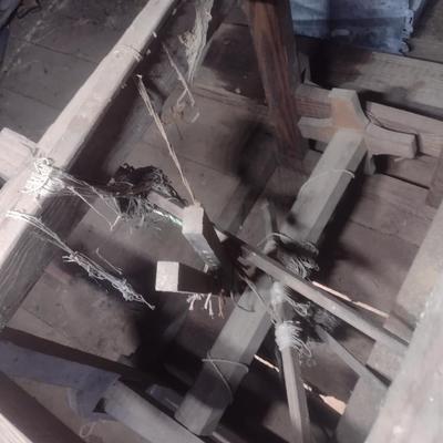 Antique Wood Framed Loom