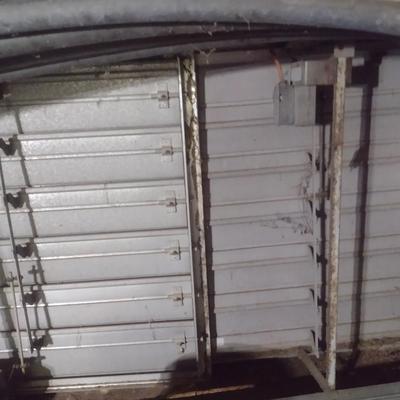 Various Components of a Metal Pole Greenhouse Includes Irrigation Stems, Poles, Wall Vents, Cross Bracing, Etc..(See all Pictures)