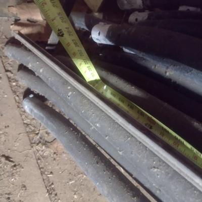 Various Components of a Metal Pole Greenhouse Includes Irrigation Stems, Poles, Wall Vents, Cross Bracing, Etc..(See all Pictures)
