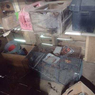 Large Collection of Hardware, Tools, Live Traps, Shop Accessories and More as Shown