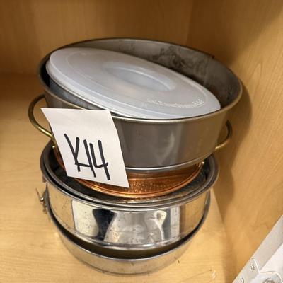 K14-Metal pans/bowls