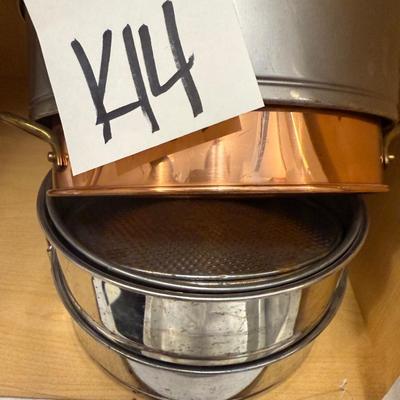 K14-Metal pans/bowls