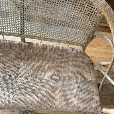 M51-Wicker loveseat
