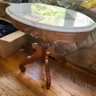 M39-Marble top antique table